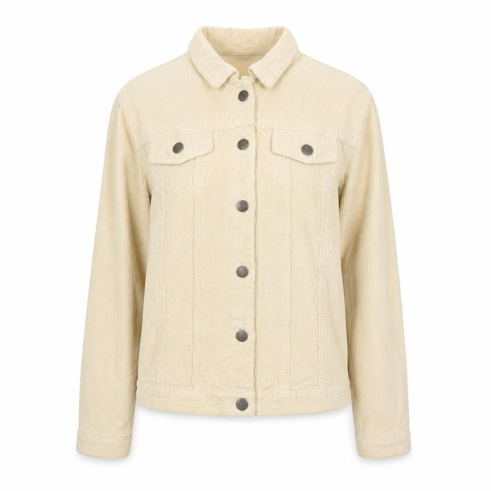 SP & Co Womens Beige Jacket Size M Button