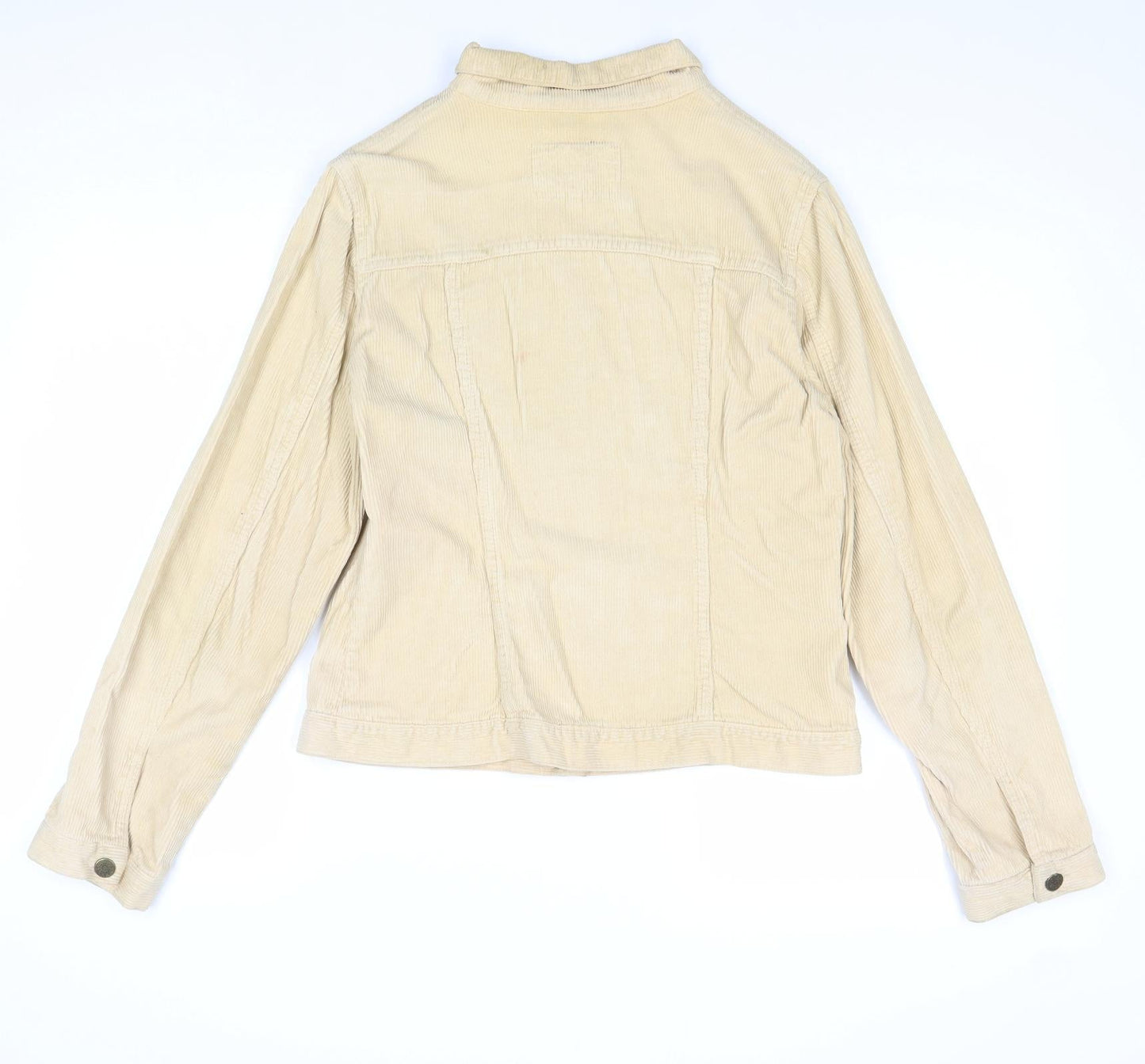 SP & Co Womens Beige Jacket Size M Button