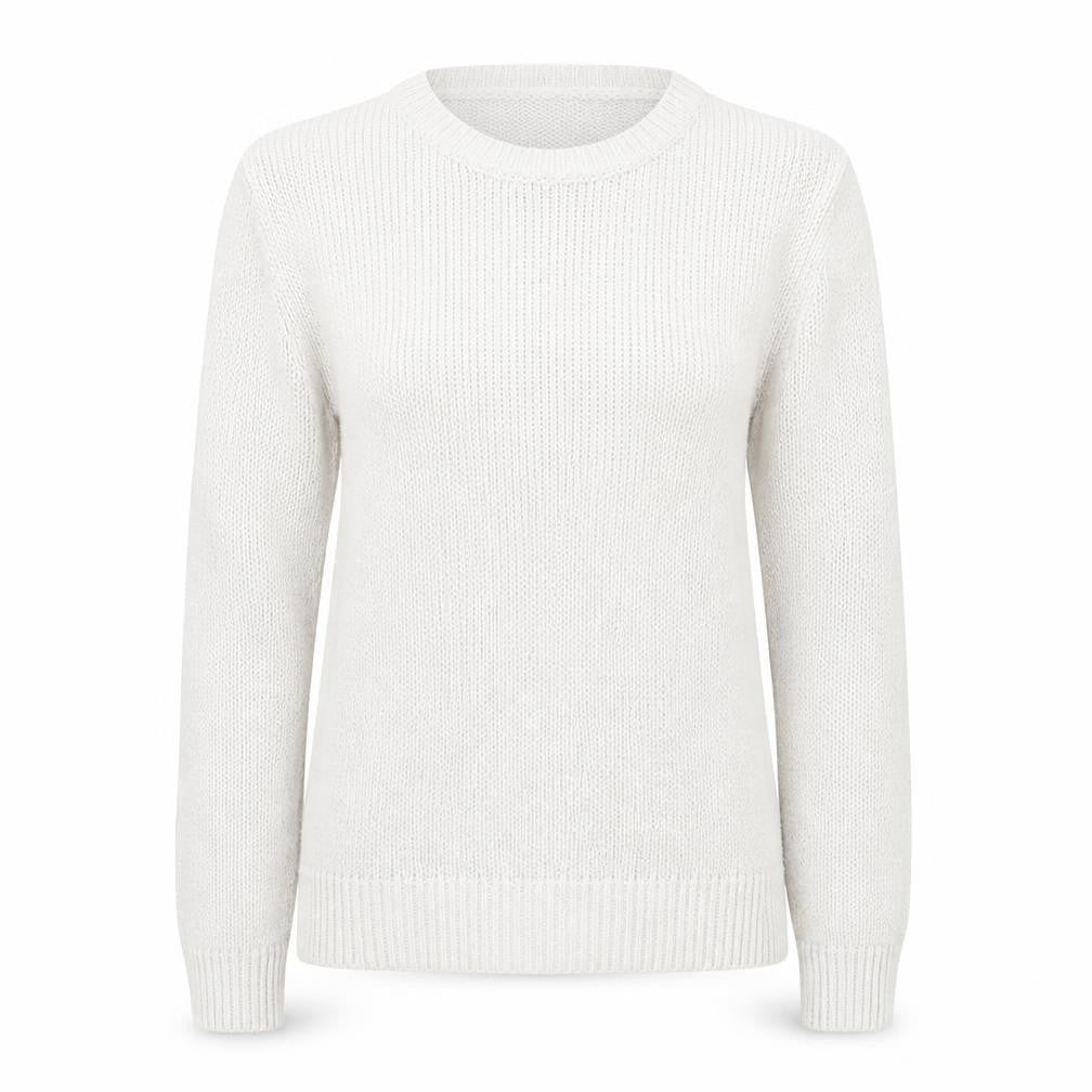 Gap Womens Beige Round Neck Polyamide Pullover Jumper Size M