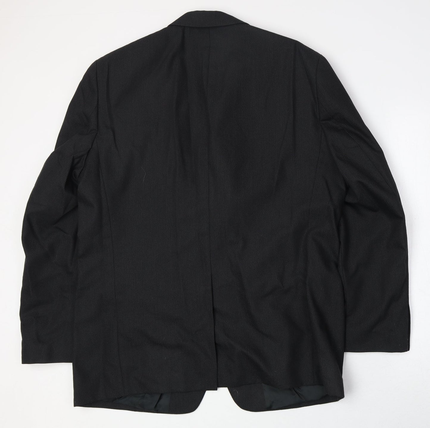 Ciro Citterio Mens Black Polyester Jacket Suit Jacket Size 42 Regular