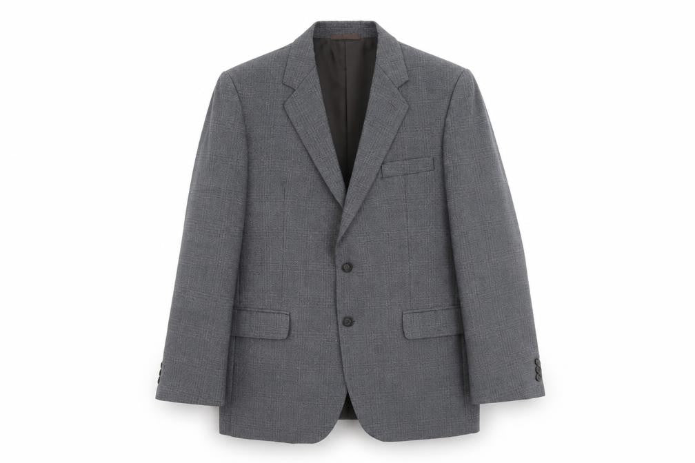 Trevira Mens Grey Polyester Jacket Suit Jacket Size L Regular