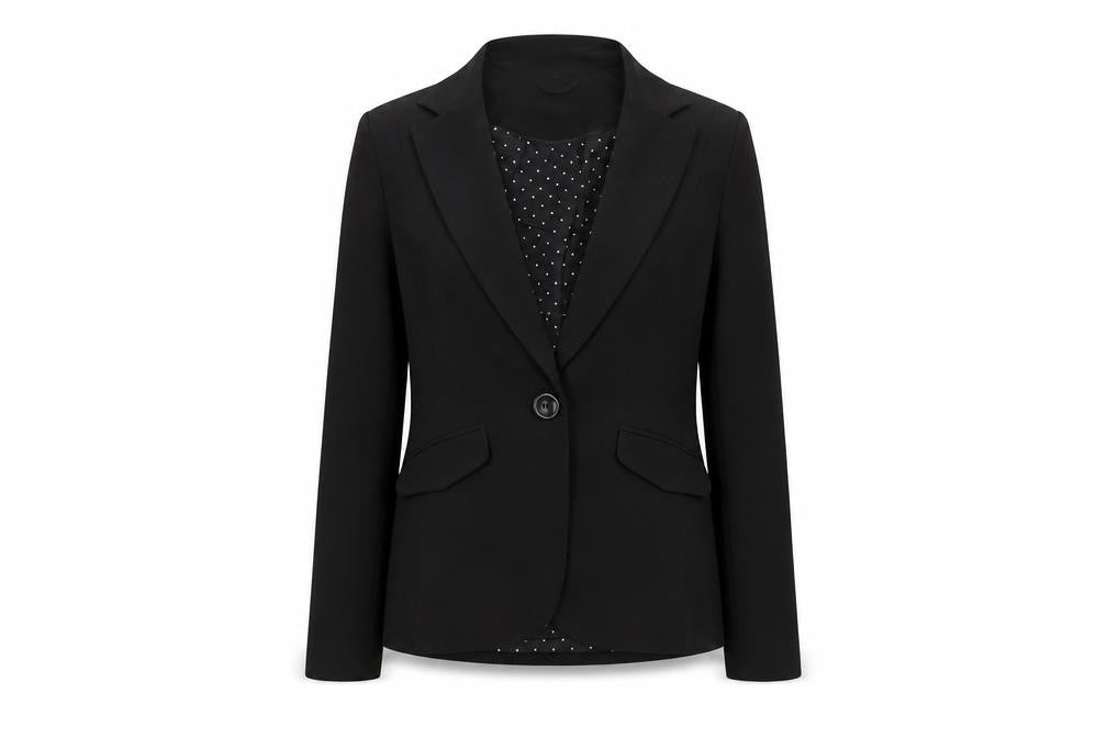 Dorothy Perkins Womens Black Polyester Jacket Blazer Size 8