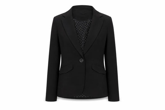 Dorothy Perkins Womens Black Polyester Jacket Blazer Size 8