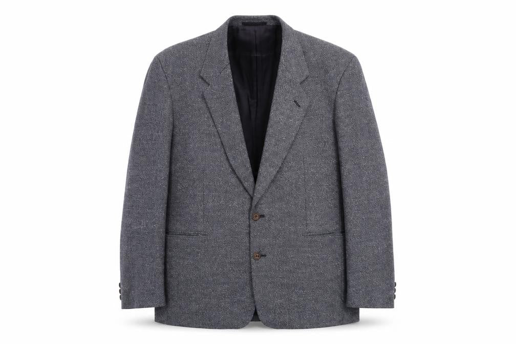 BHS Mens Blue Wool Jacket Suit Jacket Size L Regular