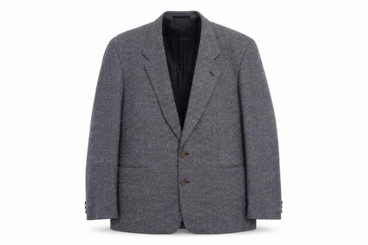 BHS Mens Blue Wool Jacket Suit Jacket Size L Regular