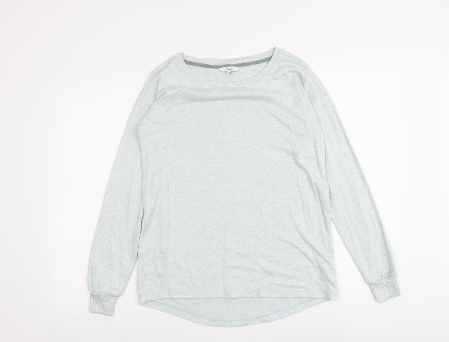 NEXT Womens Green Round Neck Polyester Pullover Jumper Size 8
