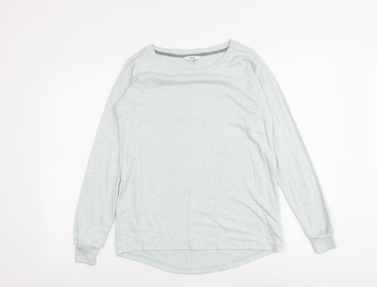 NEXT Womens Green Round Neck Polyester Pullover Jumper Size 8