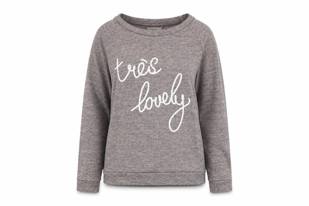 Luxe Leisure Womens Pink Polyester Pullover Sweatshirt Size L Pullover