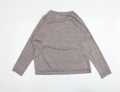 Luxe Leisure Womens Pink Polyester Pullover Sweatshirt Size L Pullover