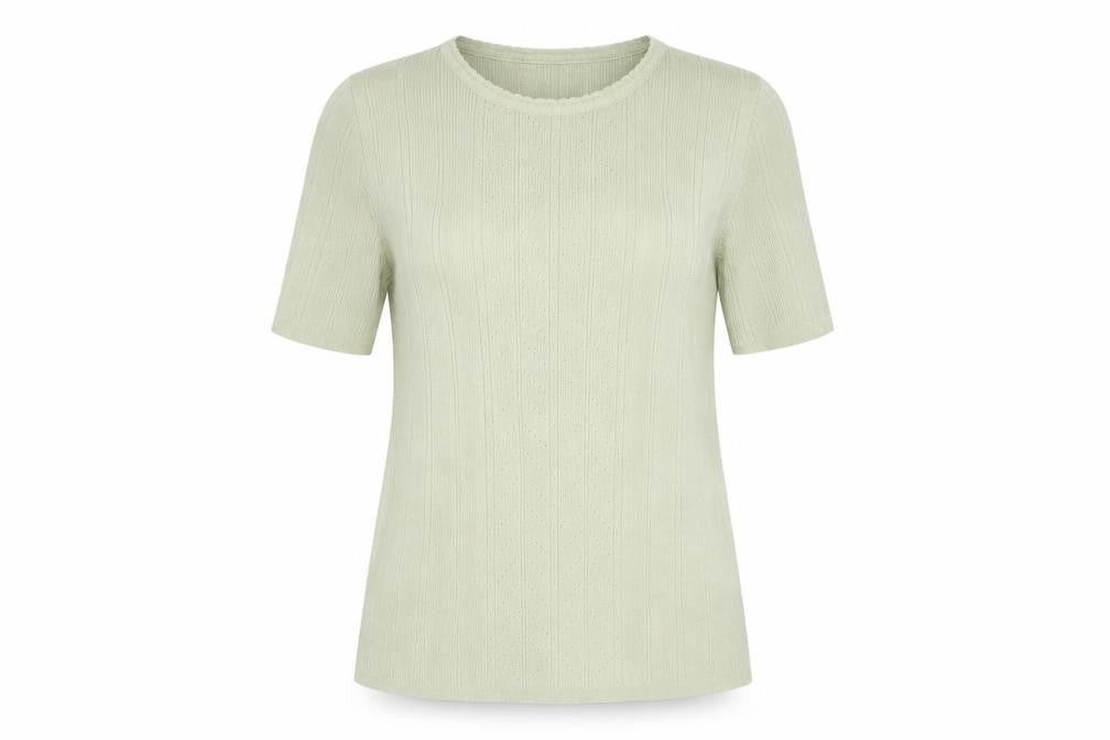 BHS Womens Green Round Neck Acrylic Pullover Jumper Size 12