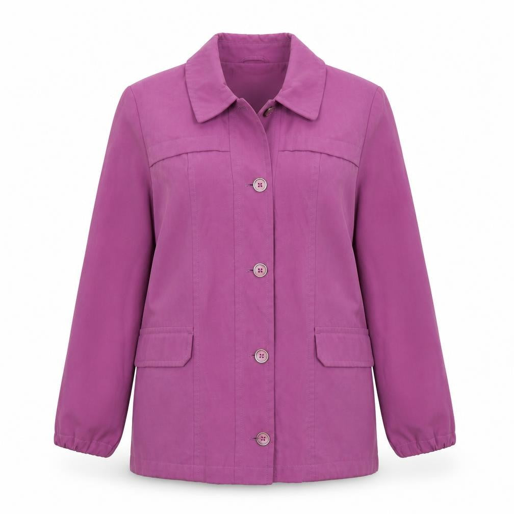 EWM Womens Purple Jacket Size 14 Button