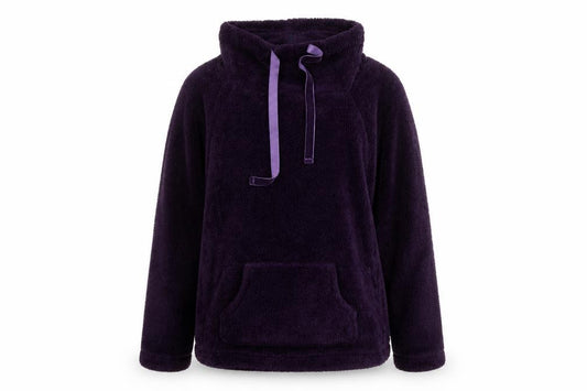 Marks and Spencer Womens Purple Polyester Pullover Sweatshirt Size 8 Pullover