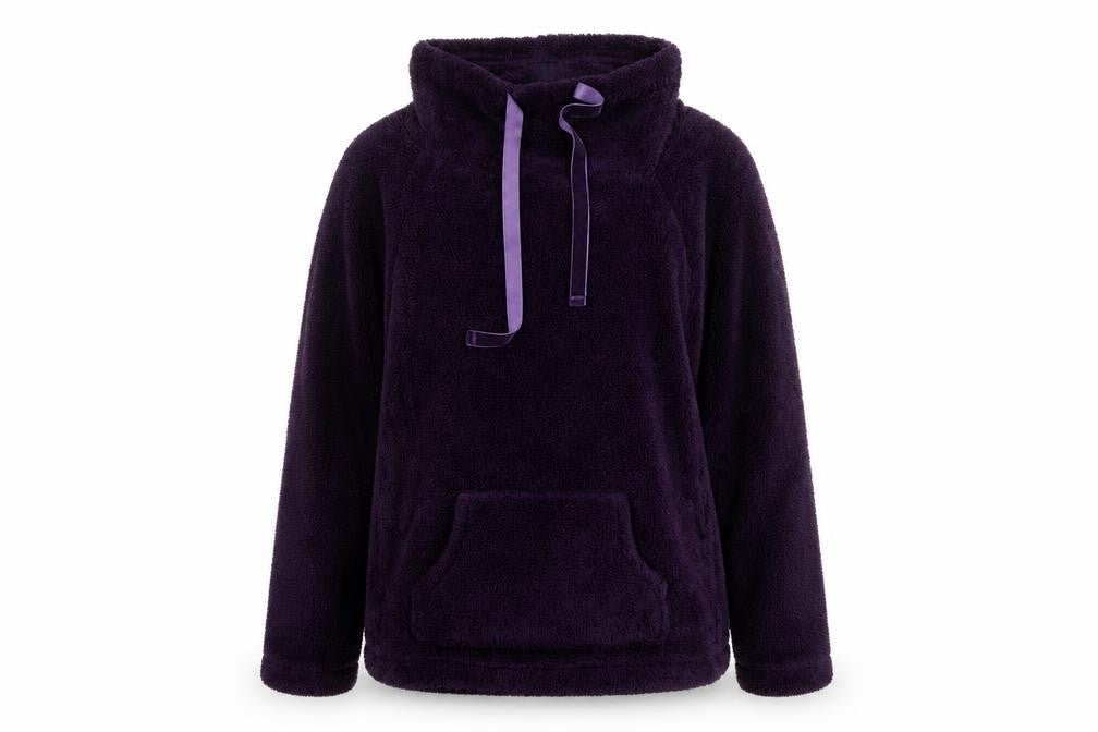 Marks & Spencer Womens Purple Polyester Pullover Sweatshirt Size 8 Pullover