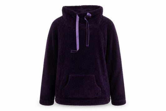 Marks and Spencer Womens Purple Polyester Pullover Sweatshirt Size 8 Pullover