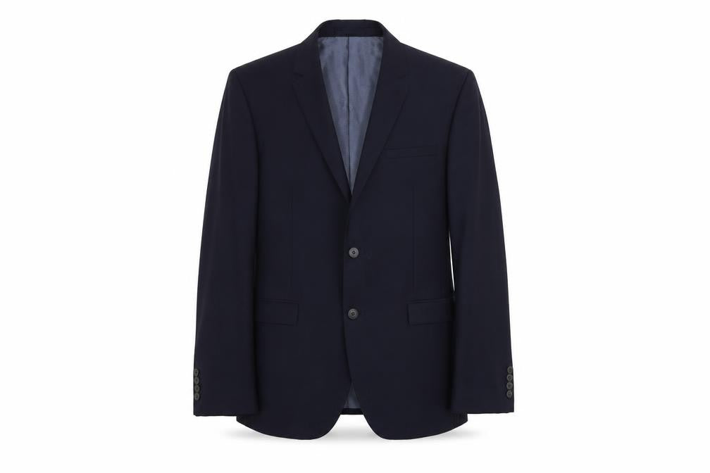 Marks & Spencer Mens Blue Wool Jacket Suit Jacket Size M Regular