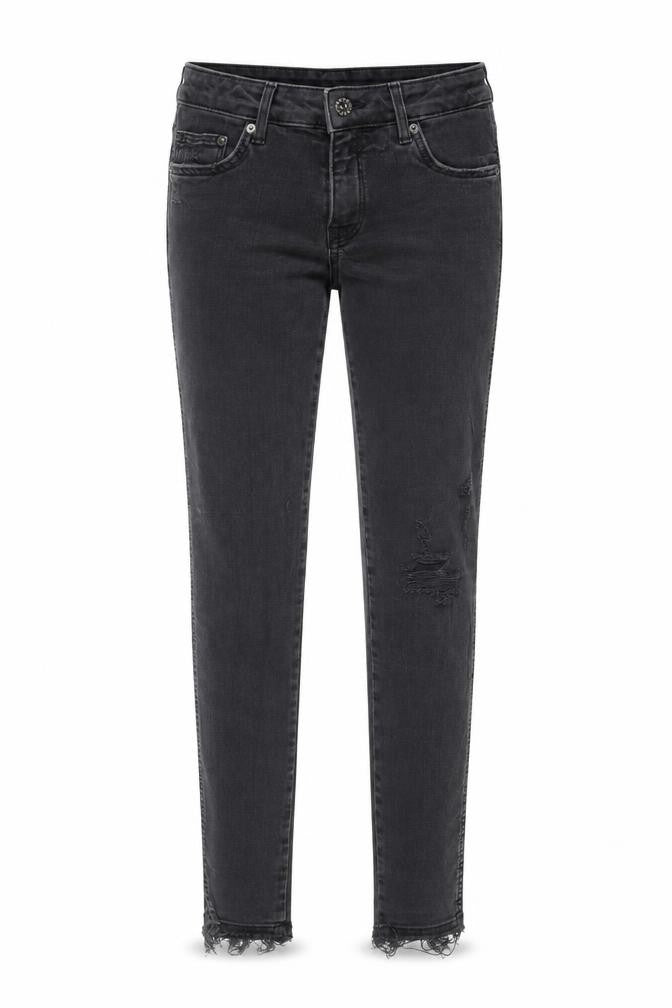 H&M Womens Grey Cotton Skinny Jeans Size 28 in L32 in Regular Zip