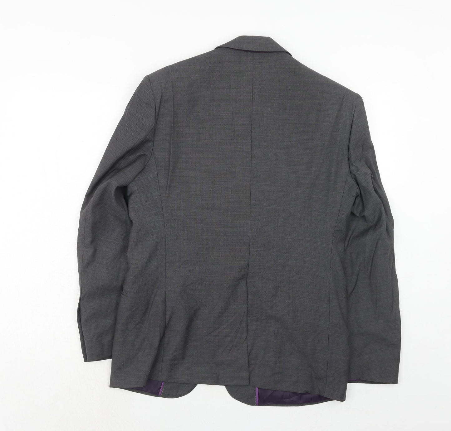 Marks and Spencer Mens Grey Wool Jacket Suit Jacket Size 38 Regular