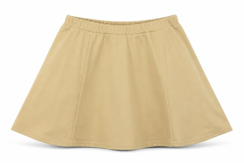 Passion Womens Yellow Polyester Skater Skirt Size 10