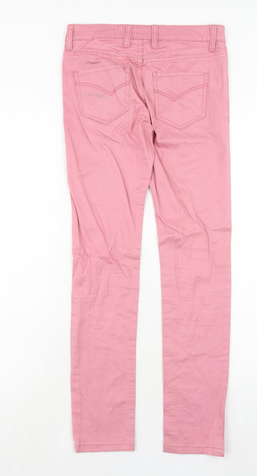 Johnnie B Womens Pink Cotton Straight Jeans Size 26 in Regular Zip