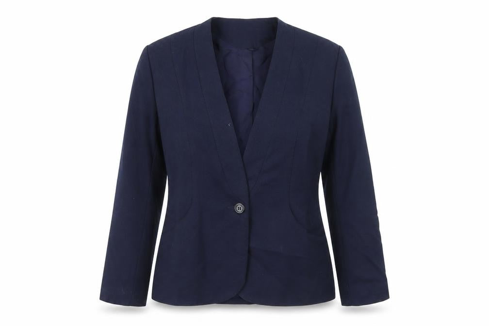Debenhams Womens Blue Polyester Jacket Suit Jacket Size 10