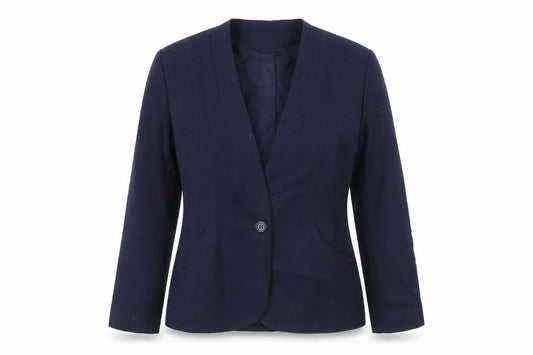 Debenhams Womens Blue Polyester Jacket Suit Jacket Size 10