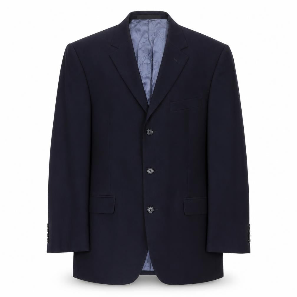 Marks & Spencer Mens Blue Wool Jacket Suit Jacket Size 40 Regular