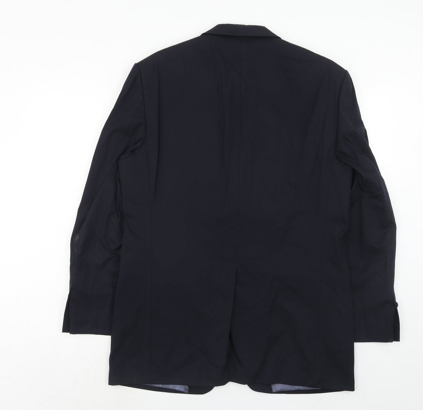 Marks and Spencer Mens Blue Wool Jacket Suit Jacket Size 40 Regular