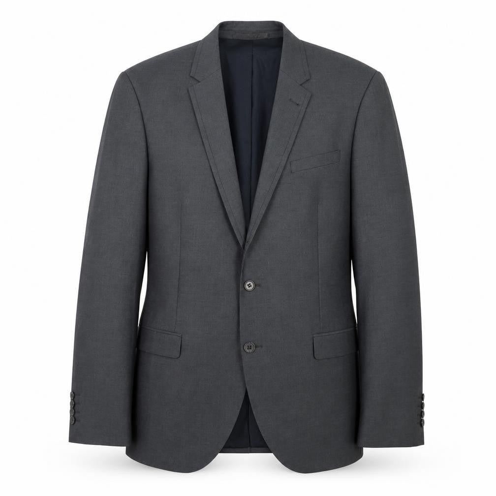NEXT Mens Grey Polyester Jacket Suit Jacket Size 44 Regular