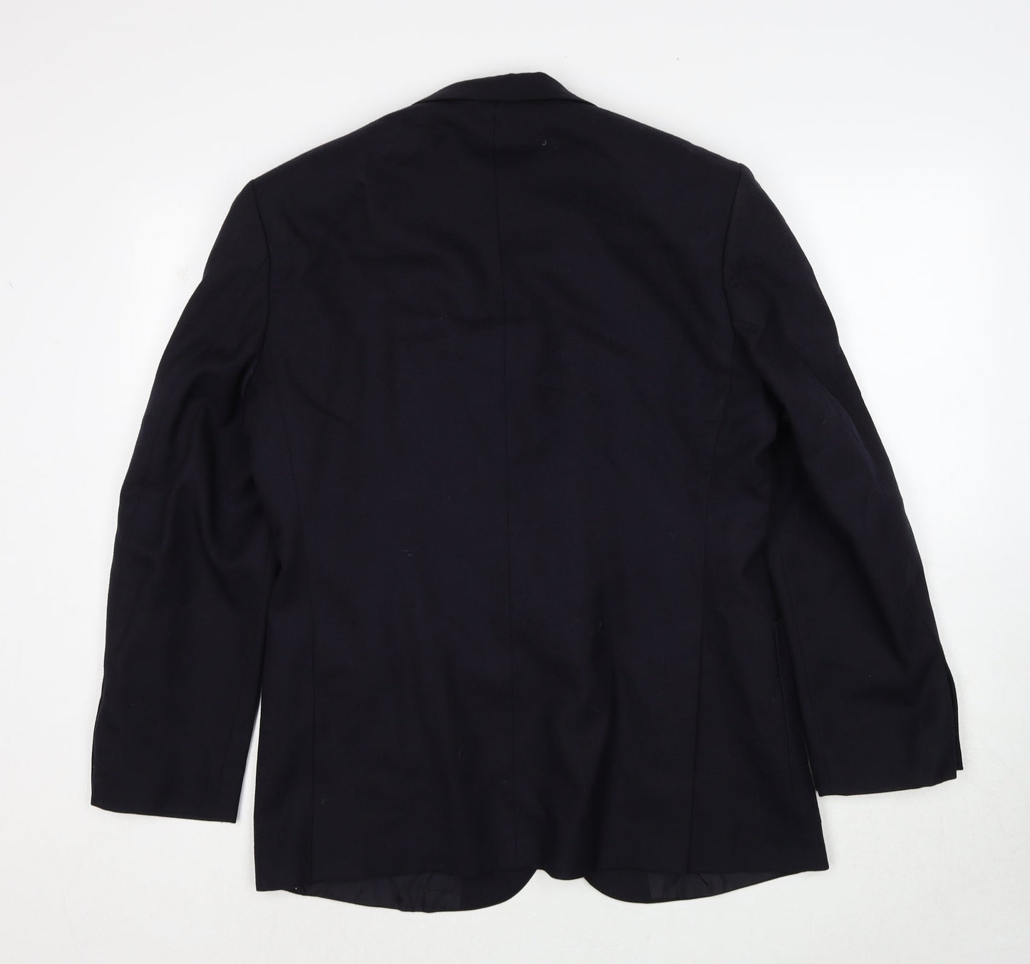 Marks and Spencer Mens Blue Polyester Jacket Suit Jacket Size 40 Regular