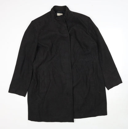 Agenda Womens Grey Jacket Size 20 Button