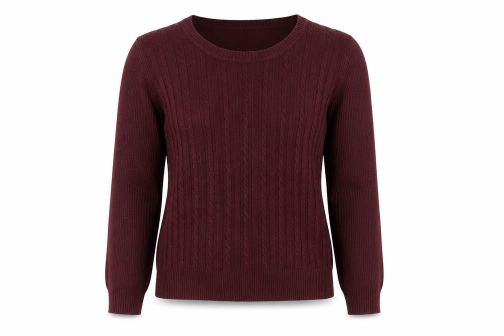 Dorothy Perkins Womens Red Scoop Neck Viscose Pullover Jumper Size 12