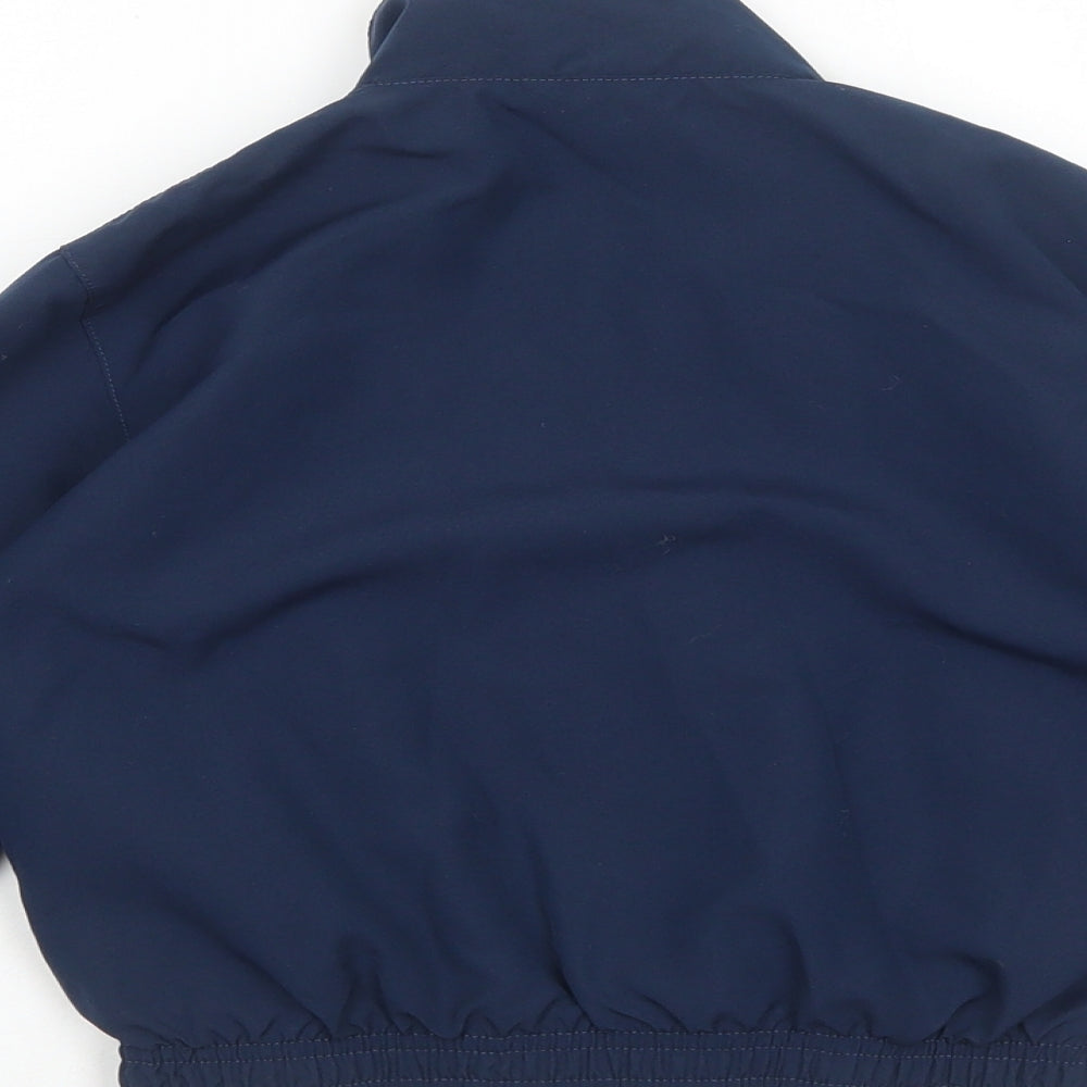 Reebok Boys Blue Windbreaker Jacket Size 4 Years Zip