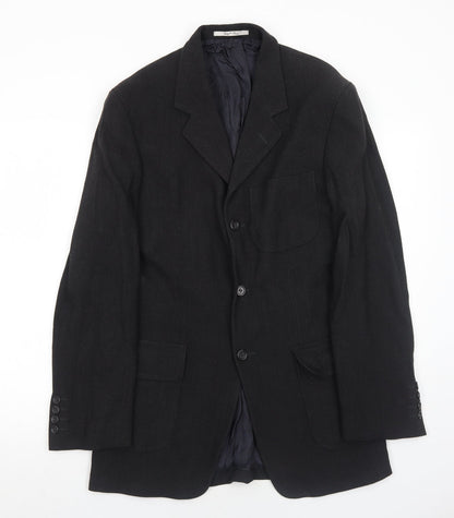 Angelo Litrico Mens Grey Viscose Jacket Suit Jacket Size 38 Regular