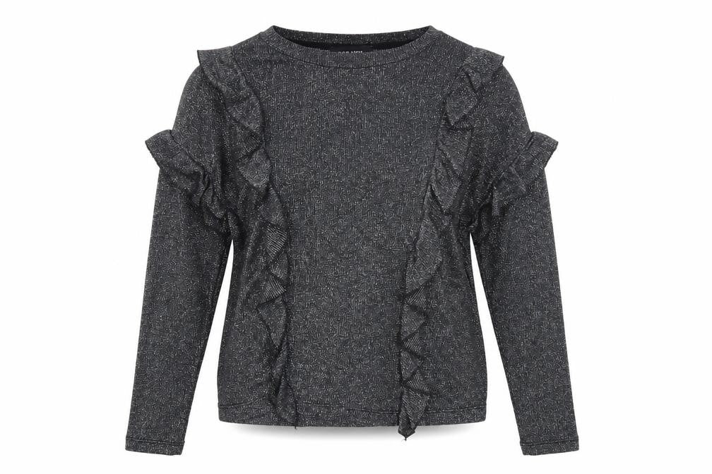 New Look Womens Black Round Neck Viscose Pullover Jumper Size S