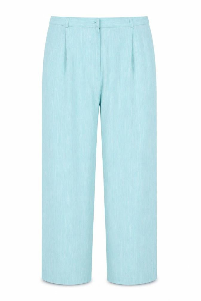 Autonomy Womens Blue Polyester Trousers Size 12 Regular