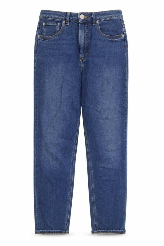 ASOS Womens Blue Cotton Straight Jeans Size 30 in L32 in Regular Zip