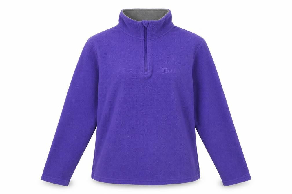Hi Gear Womens Purple Polyester Pullover Sweatshirt Size 12 Zip