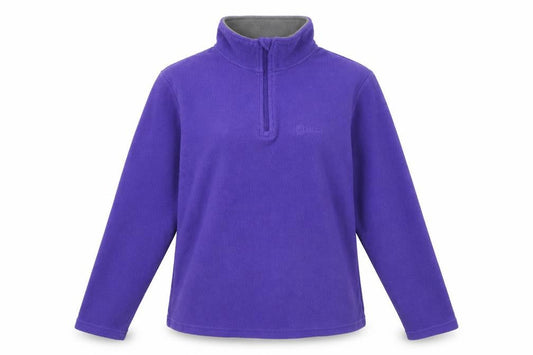 Hi Gear Womens Purple Polyester Pullover Sweatshirt Size 12 Zip