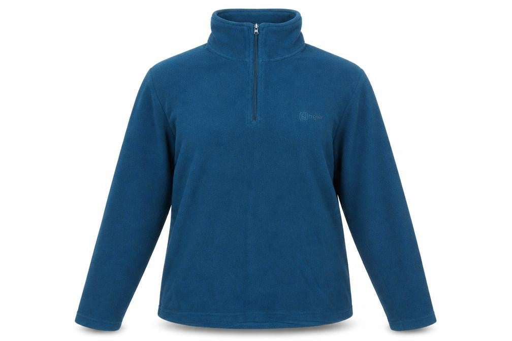 Hi Gear Womens Blue Polyester Pullover Sweatshirt Size XS Zip