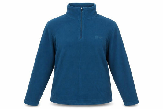 Hi Gear Womens Blue Polyester Pullover Sweatshirt Size XS Zip