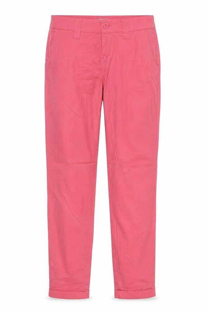 AJC Womens Pink Cotton Trousers Size 8 Extra-Slim Zip