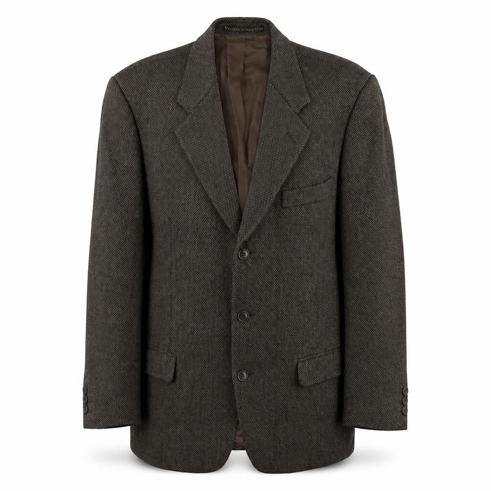 Marks & Spencer Mens Brown Wool Jacket Blazer Size 40 Regular