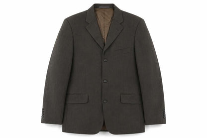Rice Mens Brown Polyester Jacket Blazer Size 38 Regular