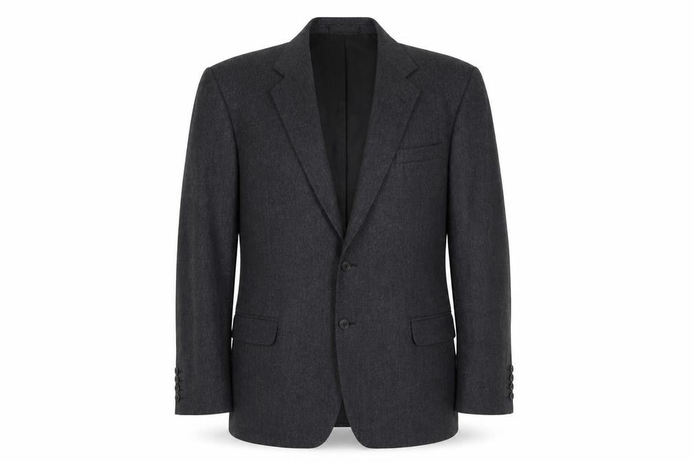 St Michael Mens Grey Wool Jacket Suit Jacket Size 42 Regular