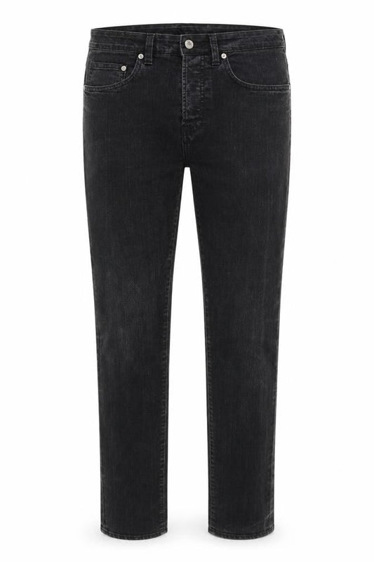 H&M Mens Black Cotton Skinny Jeans Size 32 in Regular Button