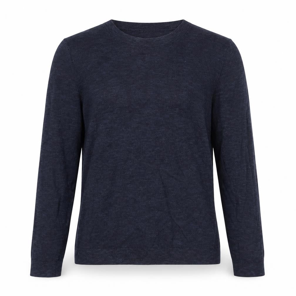 Gap Womens Blue Round Neck Acrylic Pullover Jumper Size M