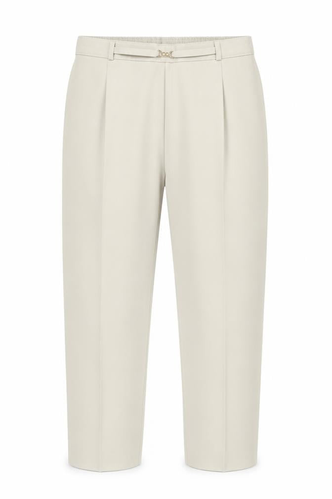 Slimma Womens Beige Polyester Trousers Size 20 Regular