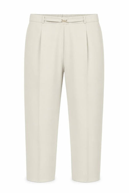 Slimma Womens Beige Polyester Trousers Size 20 Regular