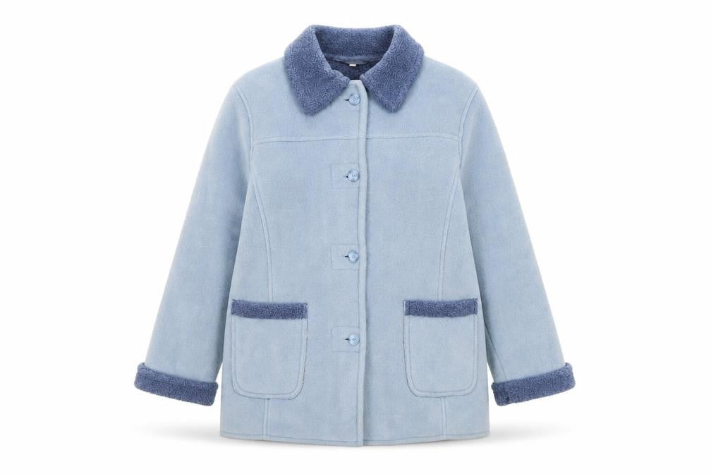 EWM Womens Blue Jacket Size 16 Button