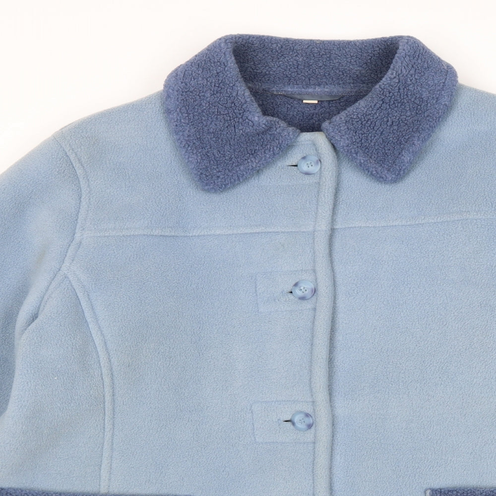 EWM Womens Blue Jacket Size 16 Button